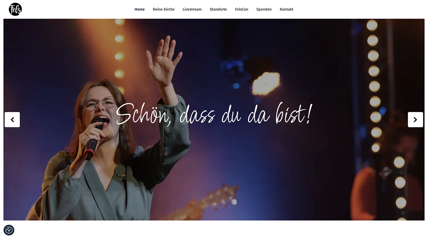 FELS Church - Church website design project by WebtechZentrum