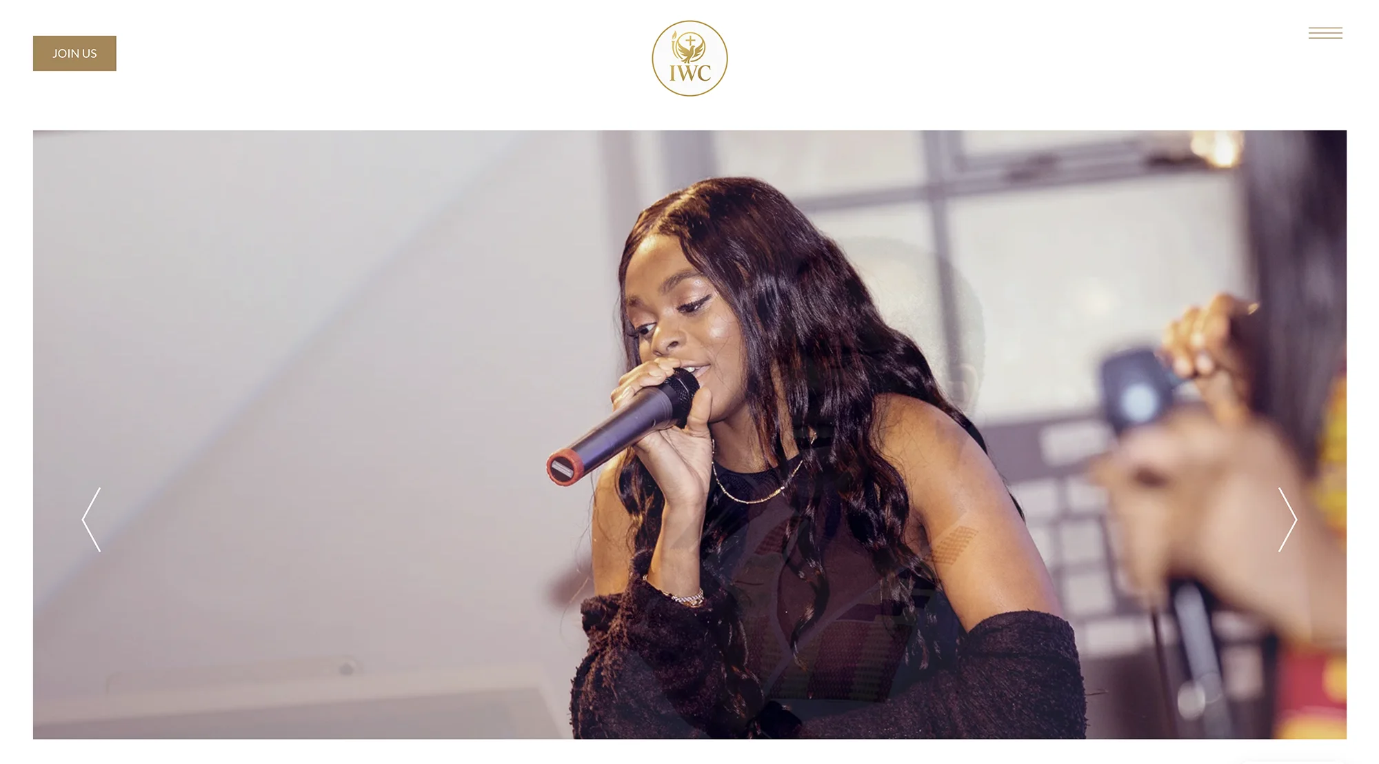 International Worship Center - Church website design project by WebtechZentrum
